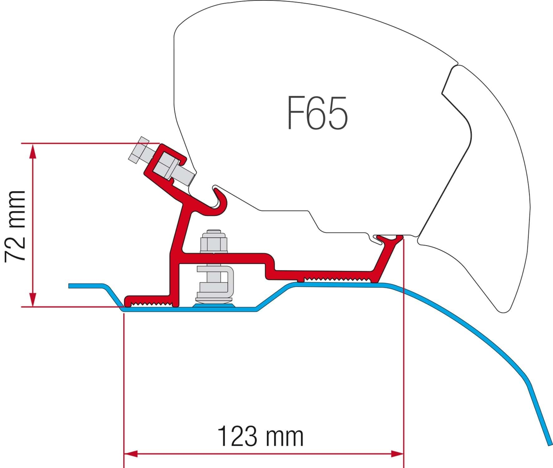 Afbeelding van KIT F80 - F65 FIAT DUCATO NA 06-2006 H2 L4