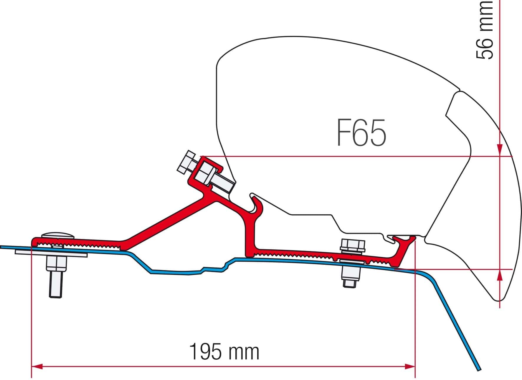 Afbeelding van KIT F80/F65 RENAULT MASTER H2 NA 2010