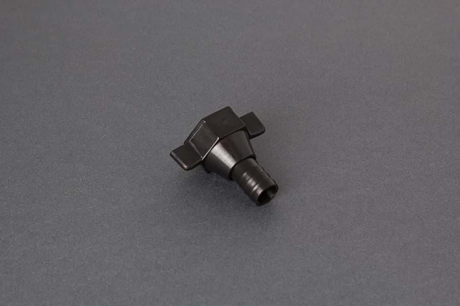 Afbeelding van SLANGTULE + WARTEL RECHT 13 MM AQUA 8