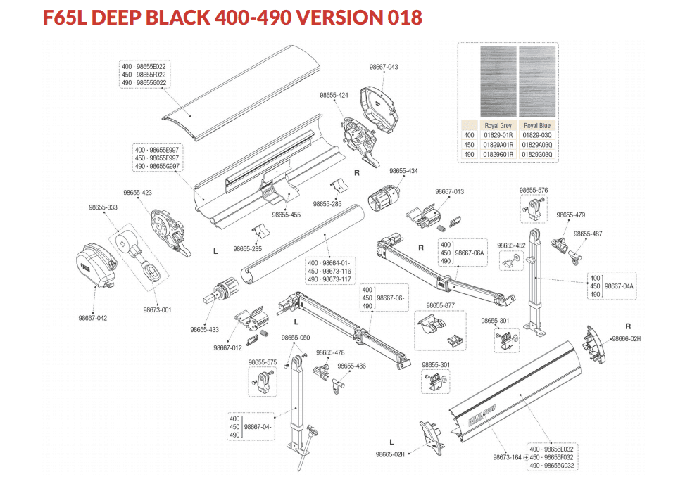 Afbeelding voor categorie F65L Deep Black 400-490 Version 018