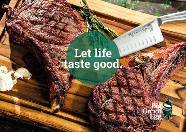 Afbeelding van ANSICHTKAART LET LIFE TASTE GOOD 60 STUKS