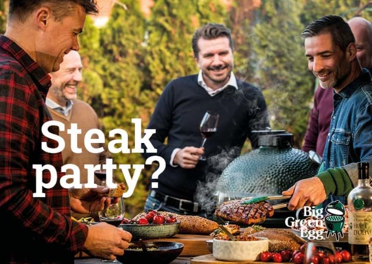 Afbeelding van ANSICHTKAART STEAK PARTY 60 STUKS