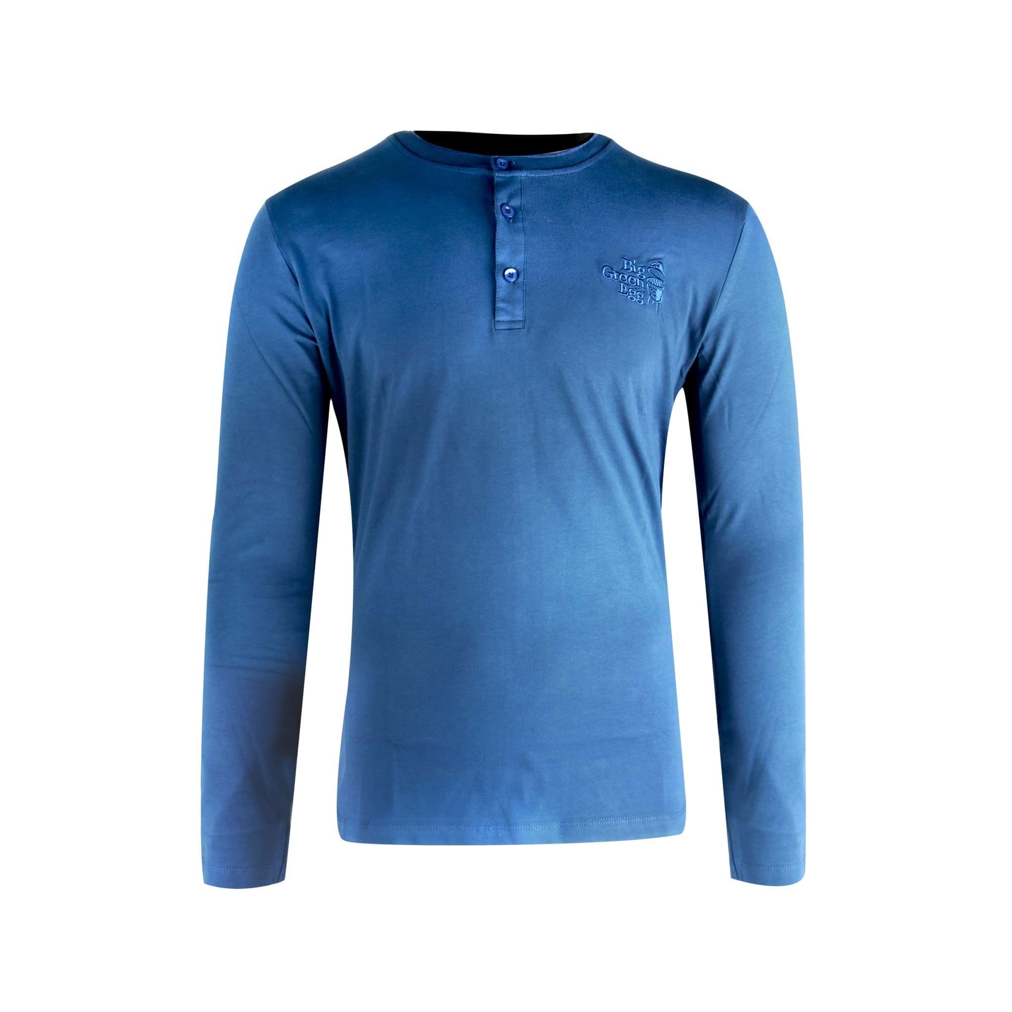 Afbeelding van BIG GREEN EGG LONG SHIRT BLUE - LARGE
