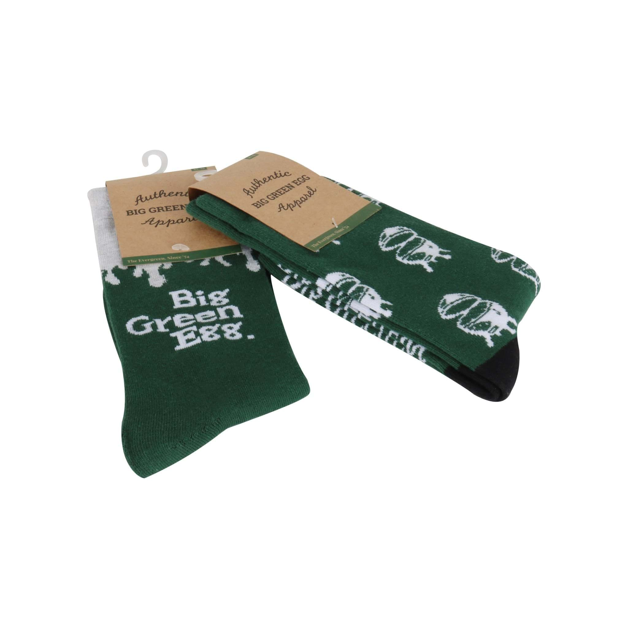 Afbeelding van BIG GREEN EGG SOCKS GROEN-WIT