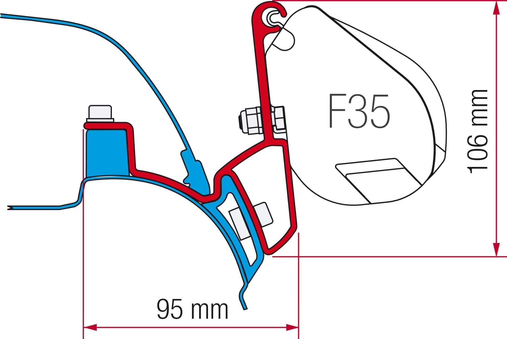 Afbeelding van KIT F35 PRO VW T5 - VW T6 CALIFORNIA