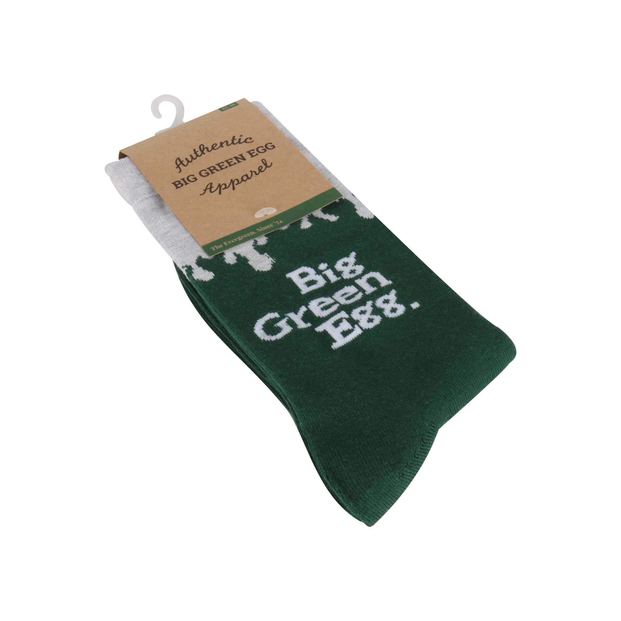 Afbeelding van SOCKS FLAMES GREEN-WHITE SIZE 39-42