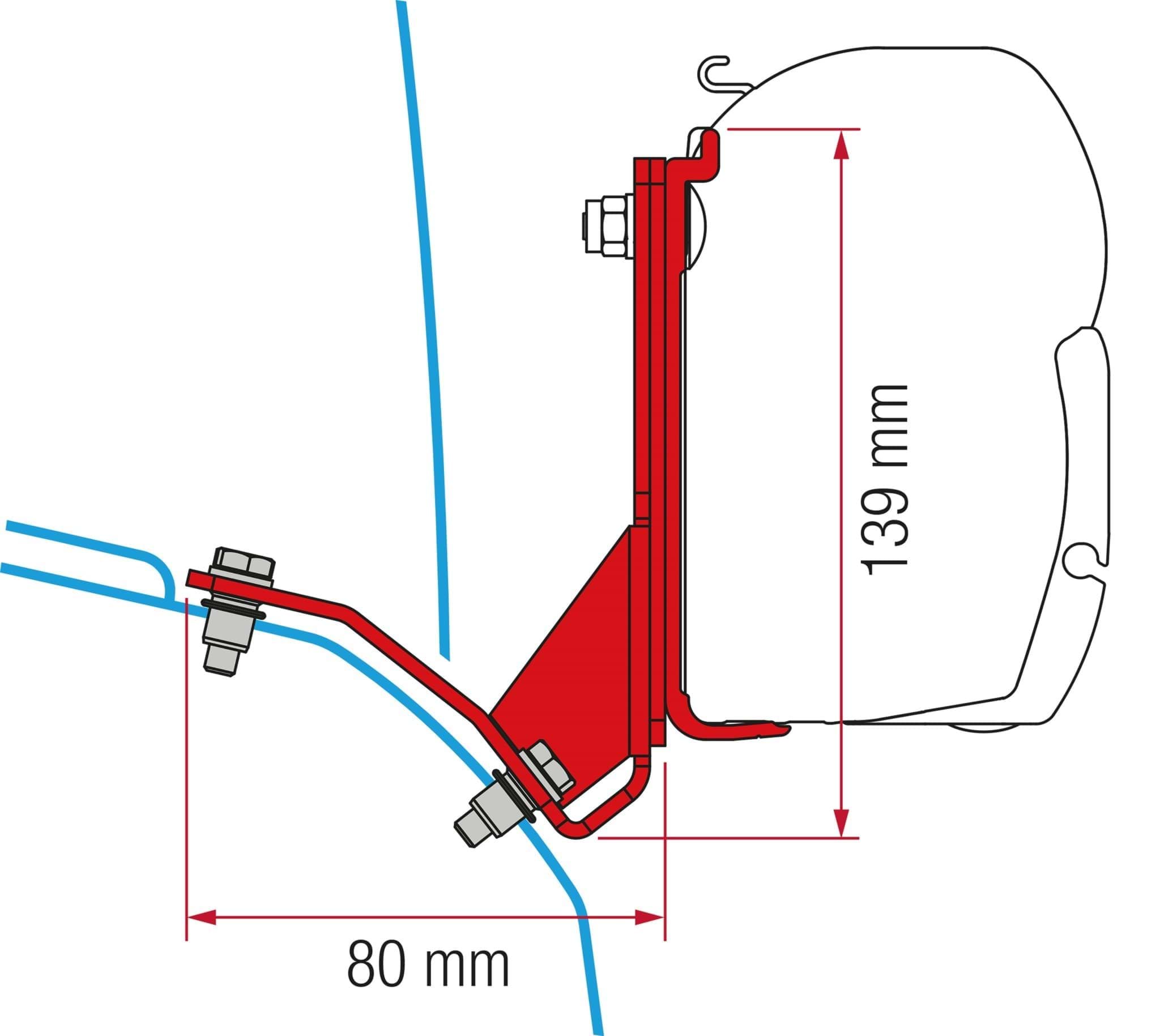 Afbeelding van KIT F45 FIAT DUCATO H2 LIFT ROOF HYMERCAR POSSL