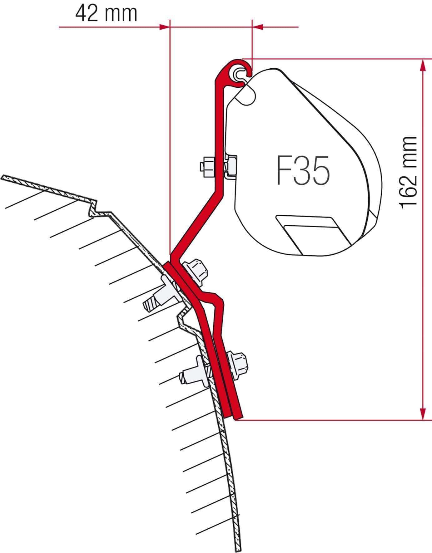 Afbeelding van KIT F35 PRO VW T4 LIFT ROOF