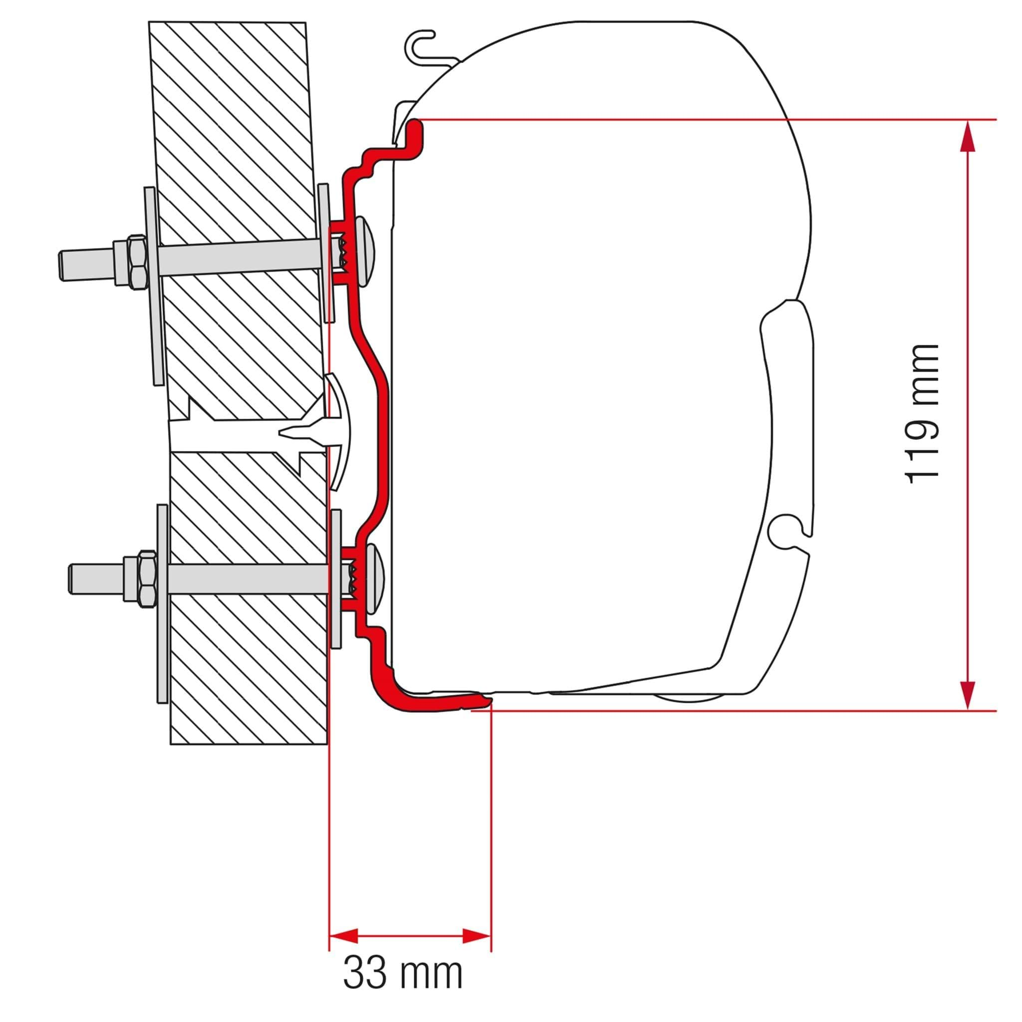 Afbeelding van FIAMMA ADAPTER HYMER AFTER 2016