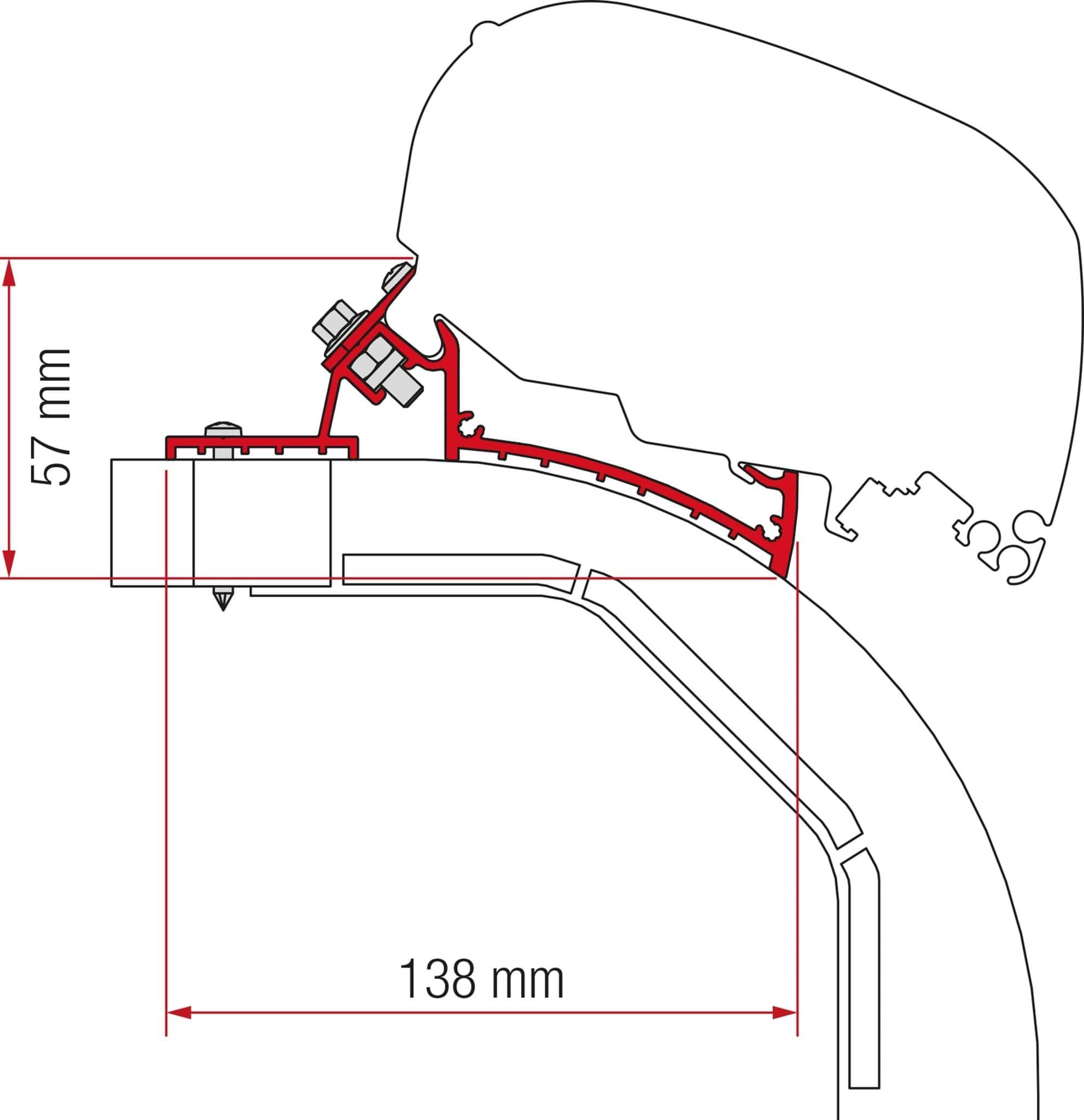 Afbeelding van FIAMMA KIT ARCA MOBILVETTA K-YACHT