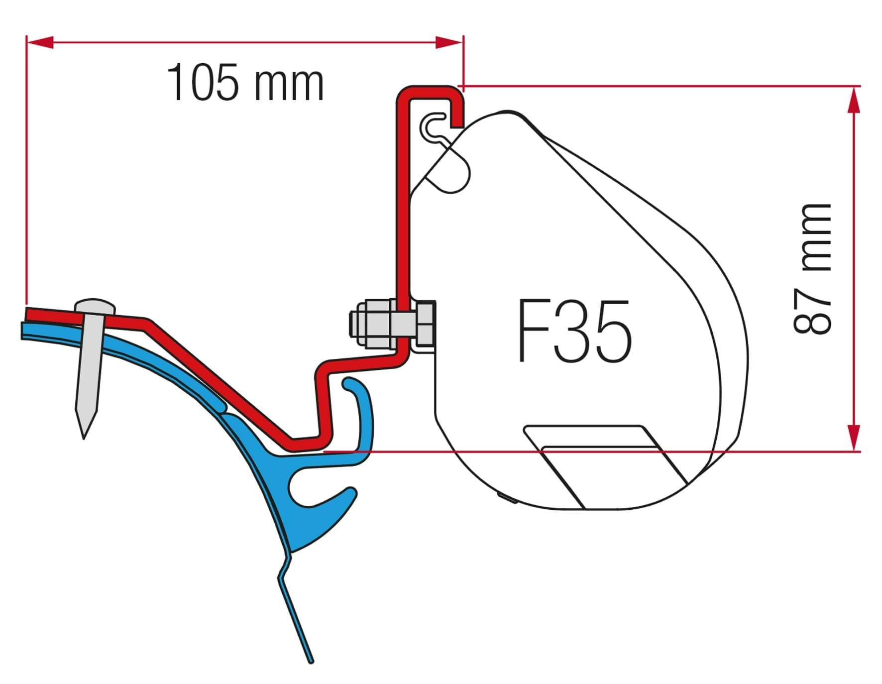 Afbeelding van KIT F35 PRO VW T6 WESTFALIA KEPLER