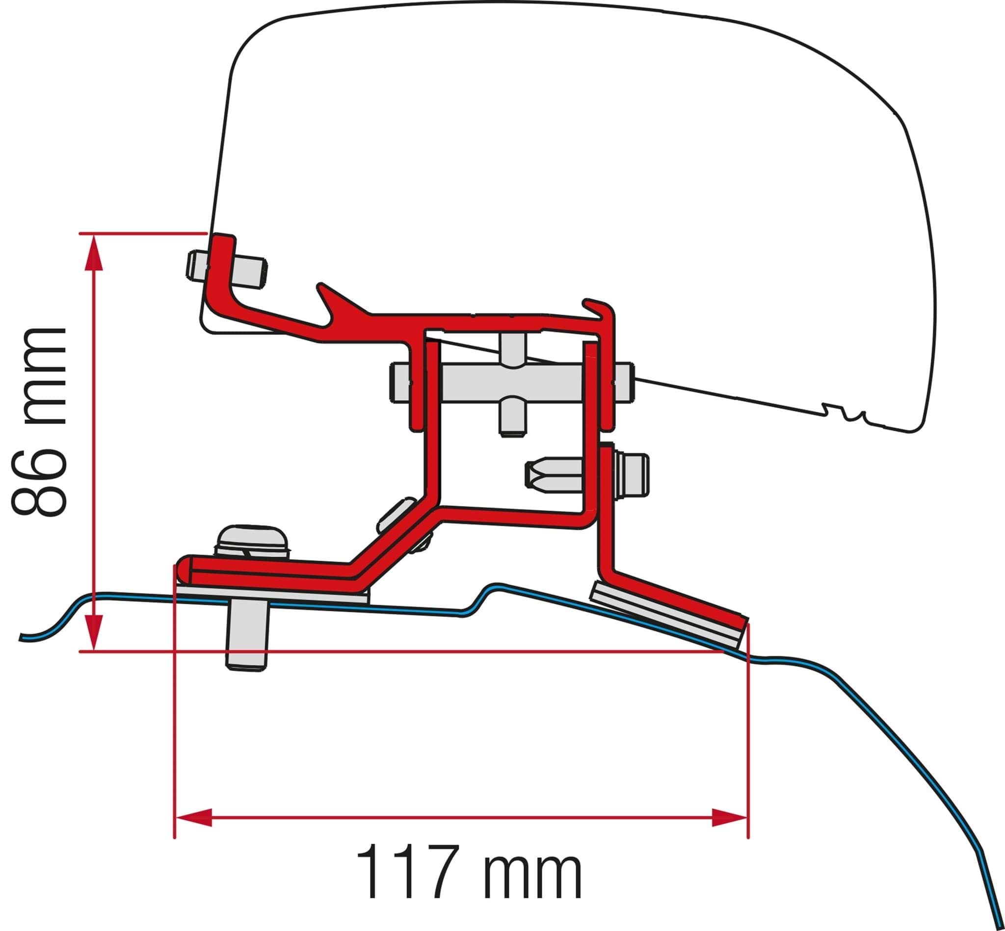 Afbeelding van FIAMMA KIT FORD CUSTOM L2
