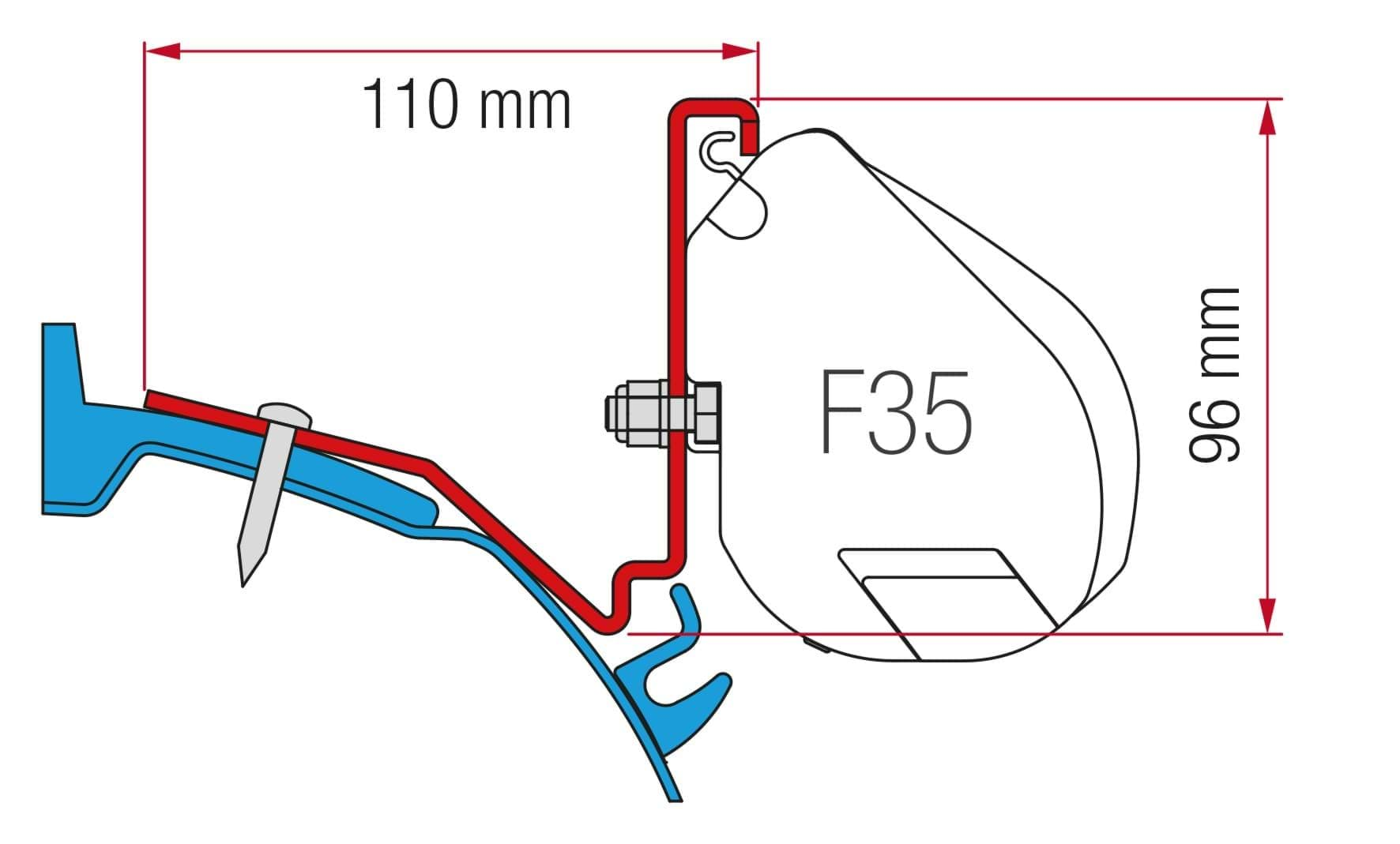 Afbeelding van KIT F35 PRO FORD CUSTOM CAPLAND - CAPFUN