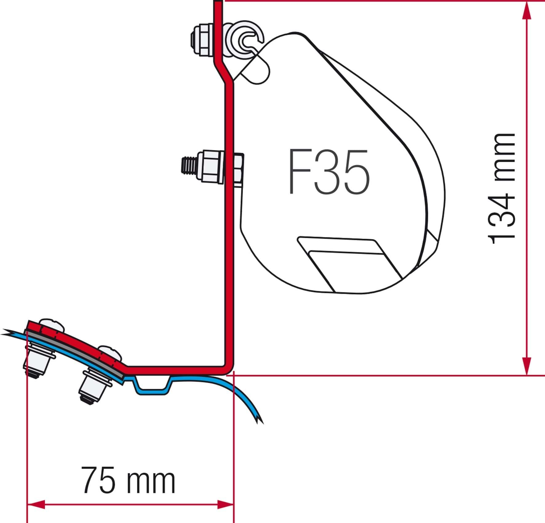 Afbeelding van KIT F35 PRO MERCEDES VITO - MARCO POLO