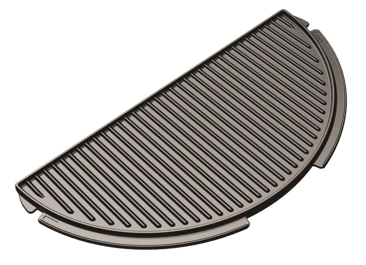 Afbeelding van BIG GREEN EGG HALF MOON CAST IRON PLANCHA GRIDDLE