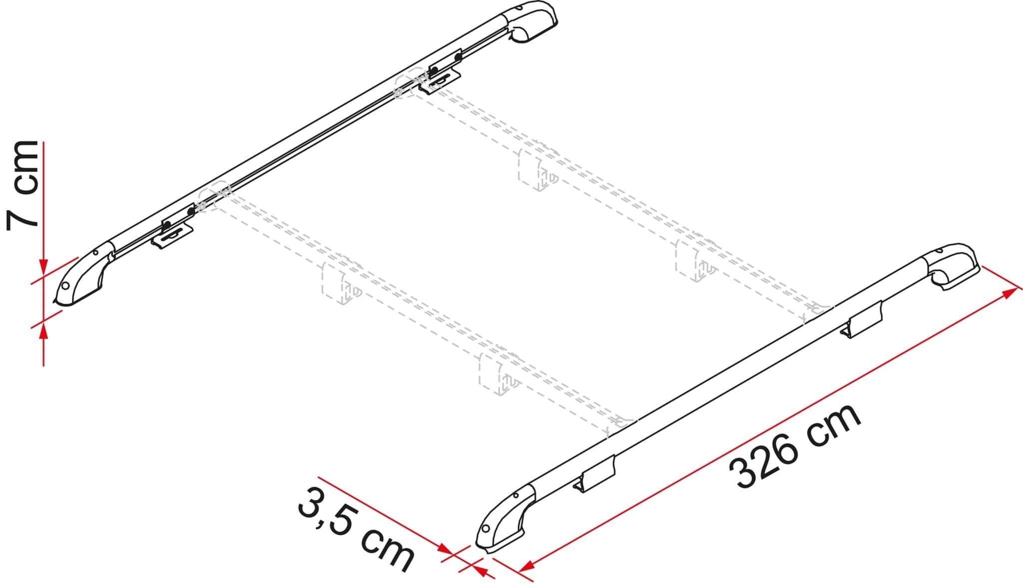 Afbeelding van FIAMMA ROOF RAIL