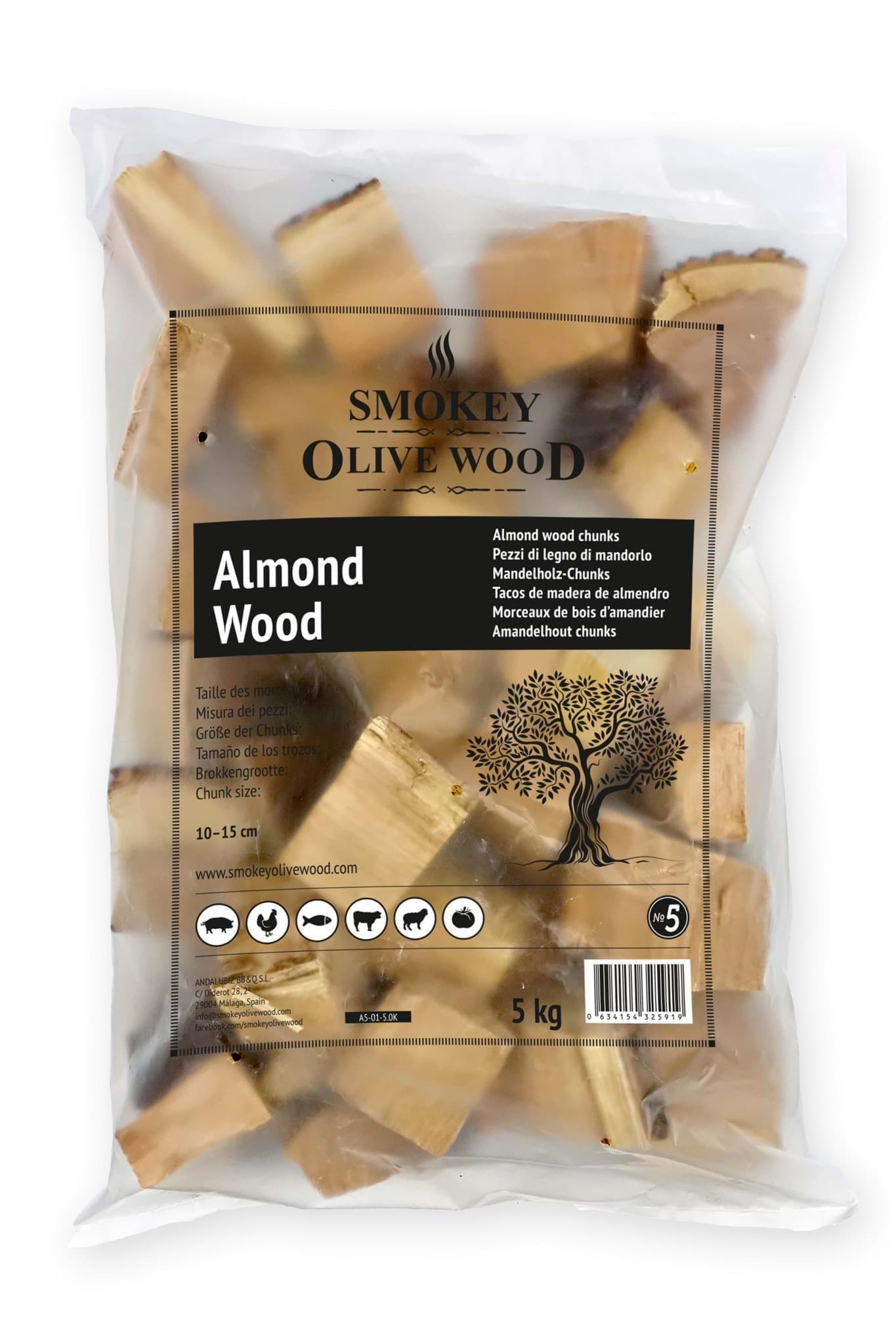 Afbeelding van AMANDELHOUT CHUNKS No5 1,5 KG