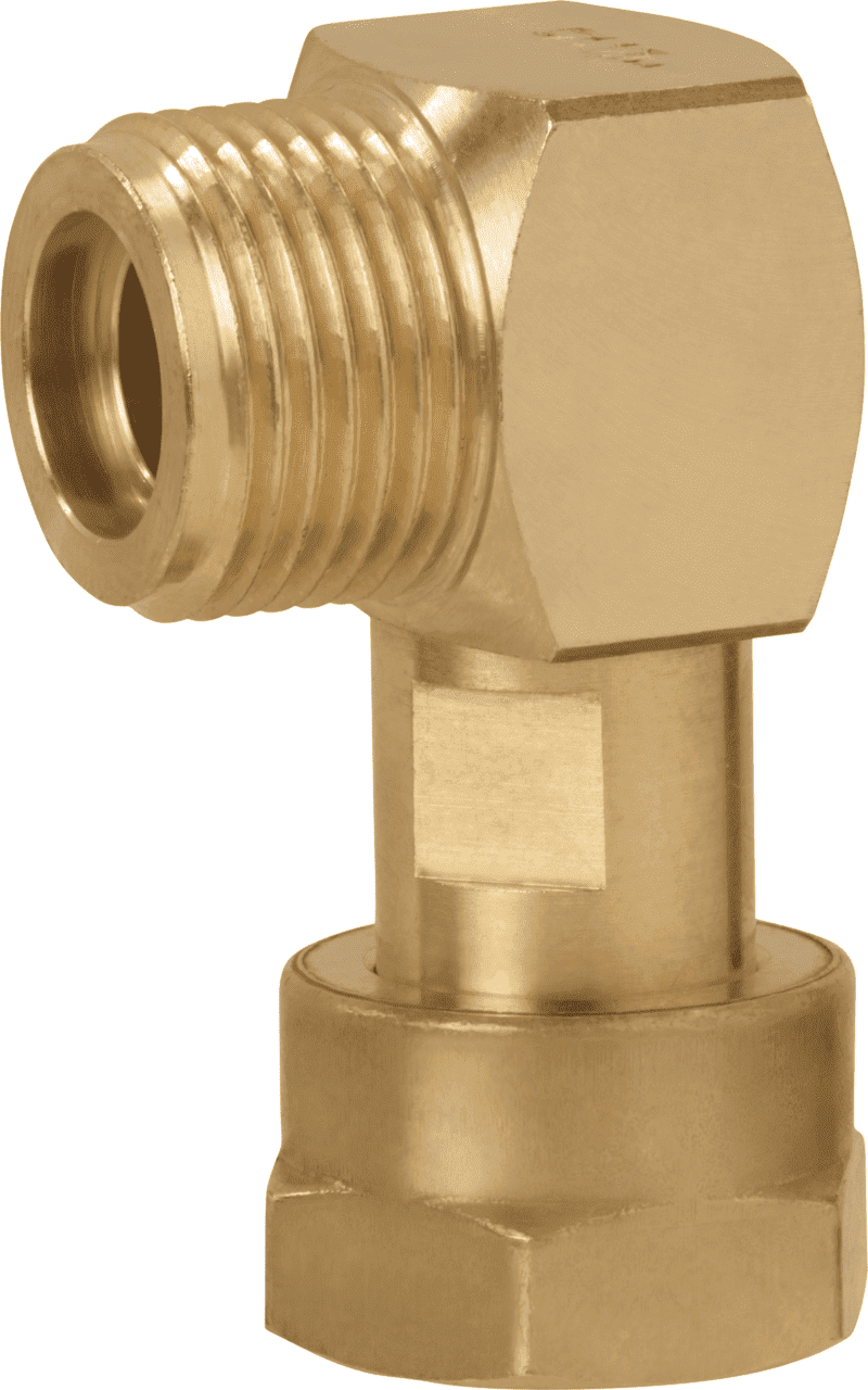 Afbeelding van ELBOW 90 M20x1.5 M x M20x1.5 NUT BRASS