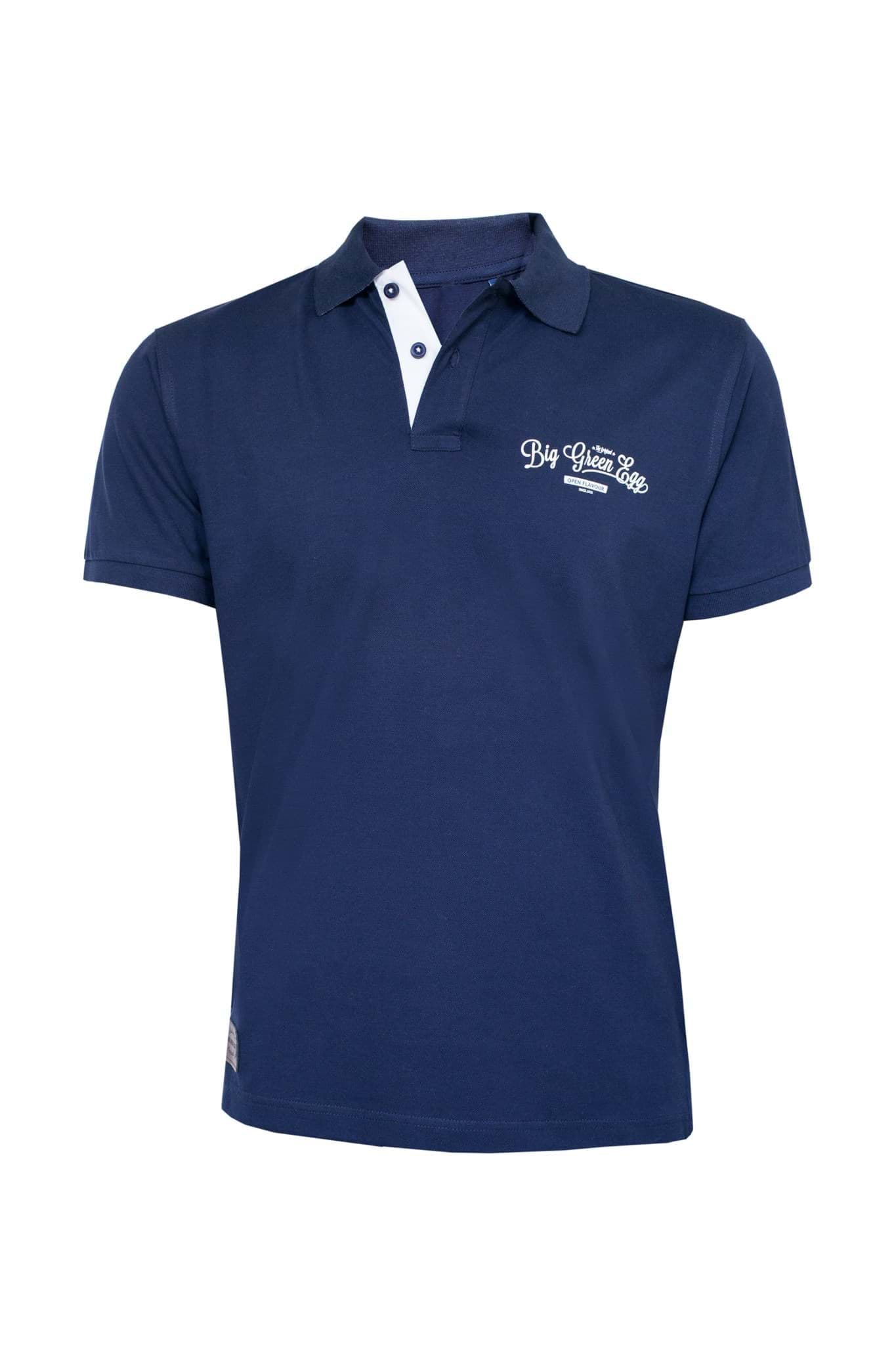 Afbeelding van BIG GREEN EGG POLOSHIRT BLUE - MEDIUM