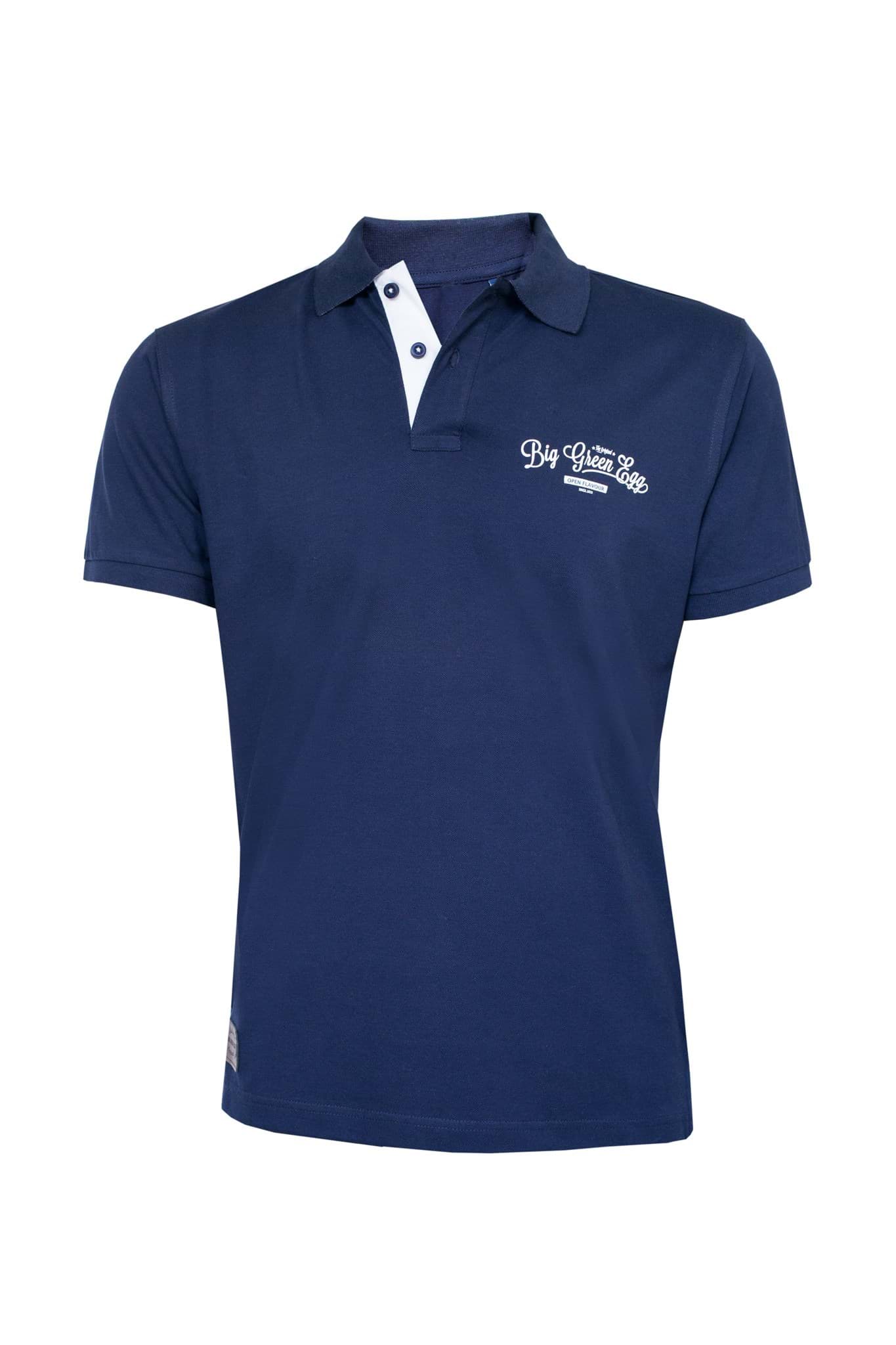 Afbeelding van BIG GREEN EGG POLOSHIRT BLUE - SMALL