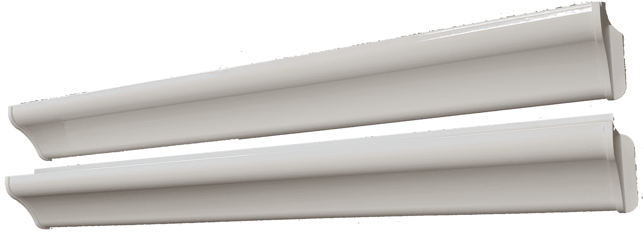 Afbeelding van SET SPOILER ALUMINIUM 68 CM WIT