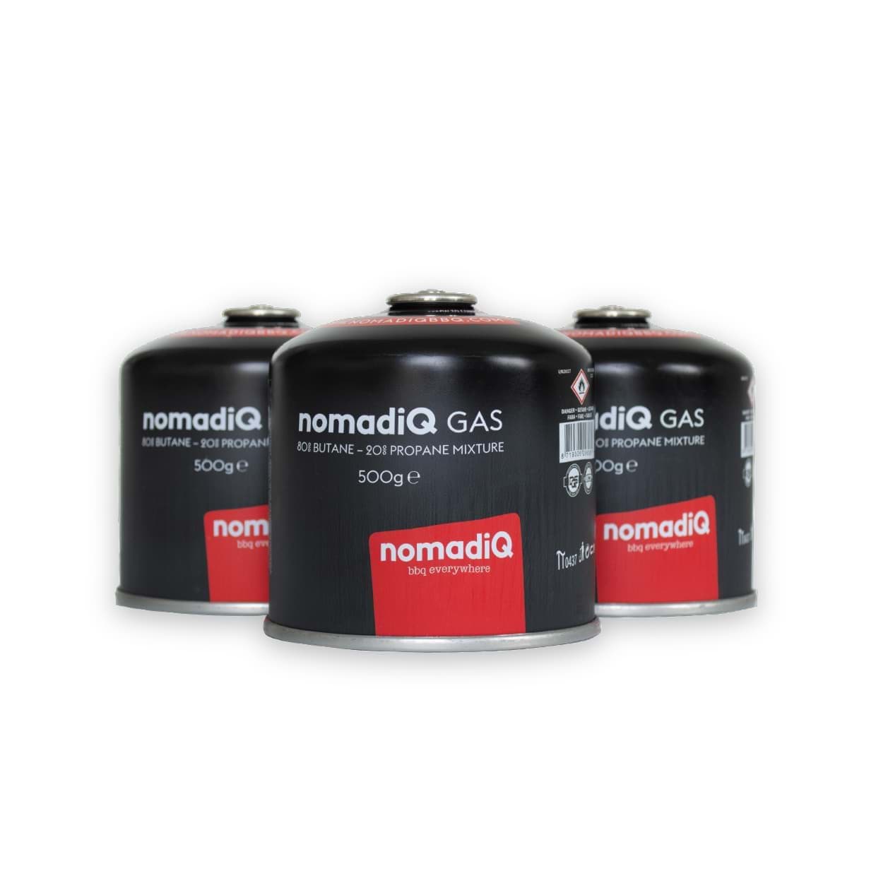 Afbeelding van GASPATROON 500 GRAM 7/16 AANSLUITING 12 STUKS IN DOOS NOMADIQ