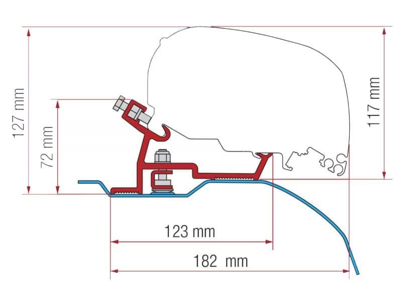 Afbeelding van KIT DUCATO-JUMPER-BOXER NA 2006 (F65-F80) DEEP BLACK
