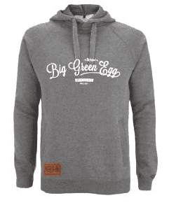 Afbeelding van HOODIE BIG GREEN EGG - GREY -