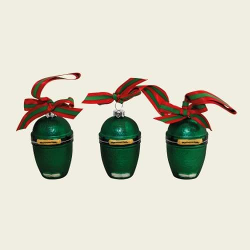 Afbeelding van BIG GREEN EGG TRIO OF MINI CHRISTMAS ORNAMENTS