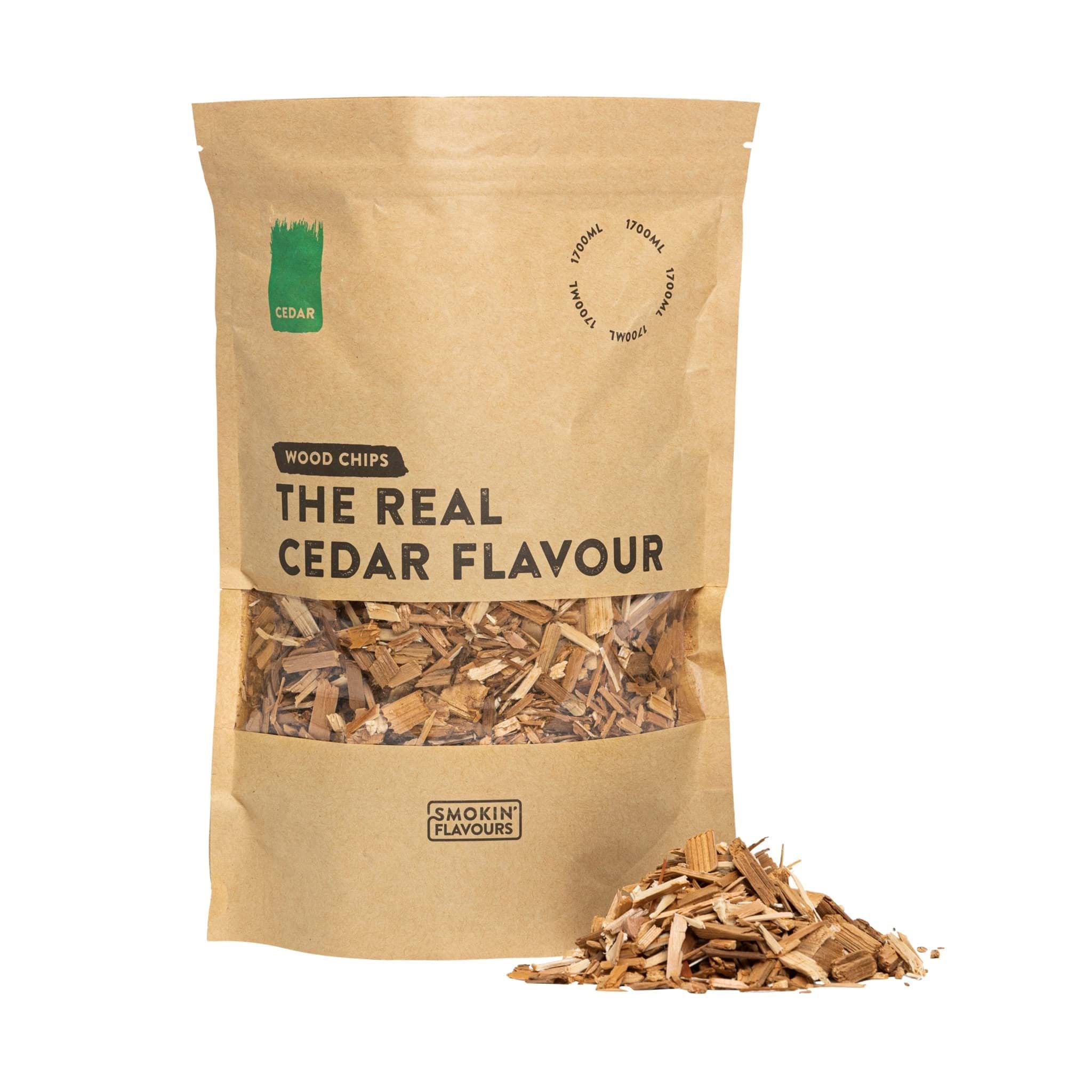 Afbeelding van SMOKIN' FLAVOURS ROOKSNIPPERS CEDER 1700 ML