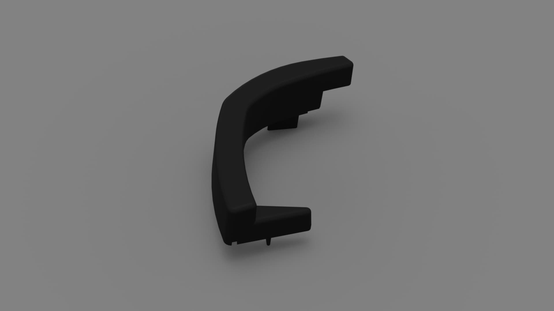 Afbeelding van RIGHT LEAD BAR END CAP BLACK F40 VAN