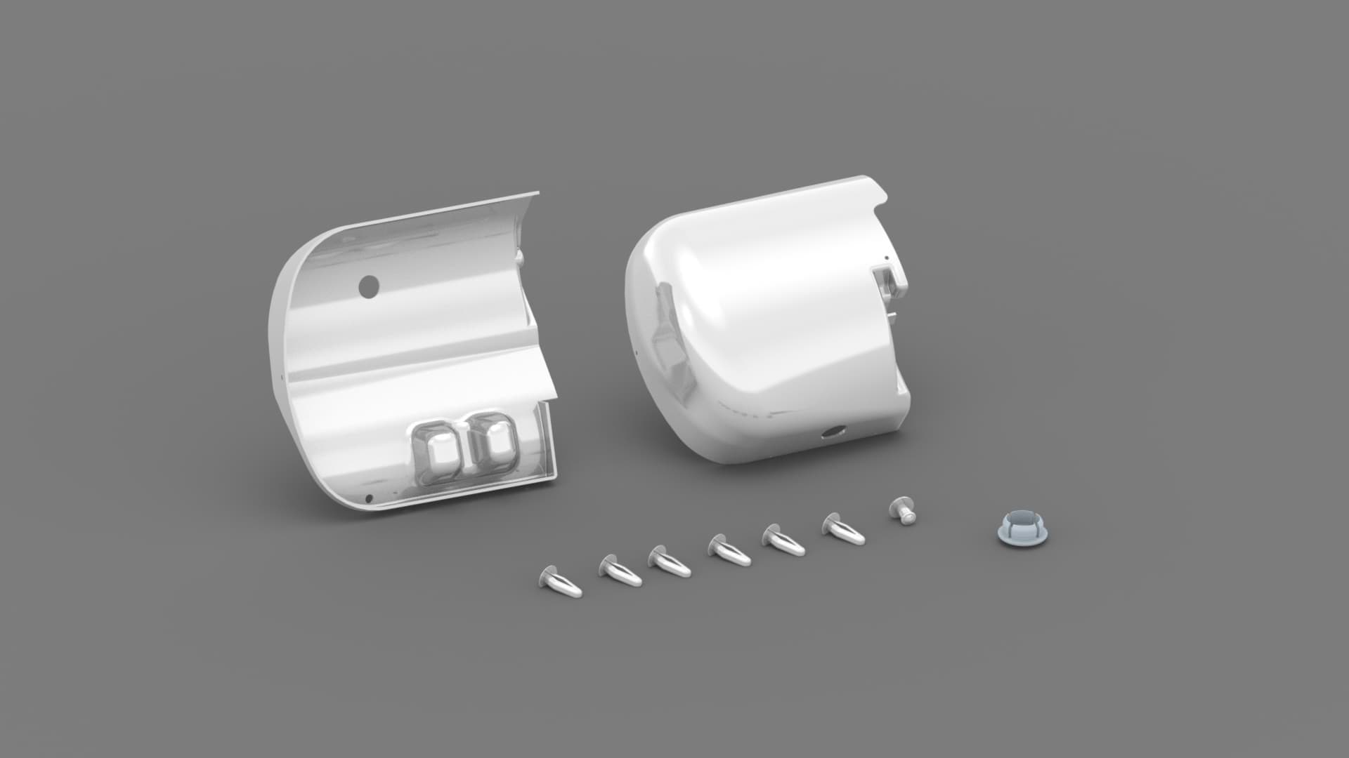 Afbeelding van REAR+FRONT COVER MOTORKIT F45 TIT