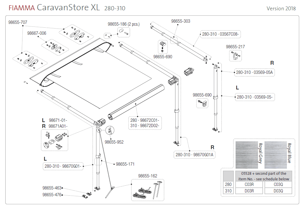 Afbeelding voor categorie CaravanStore XL 280-310