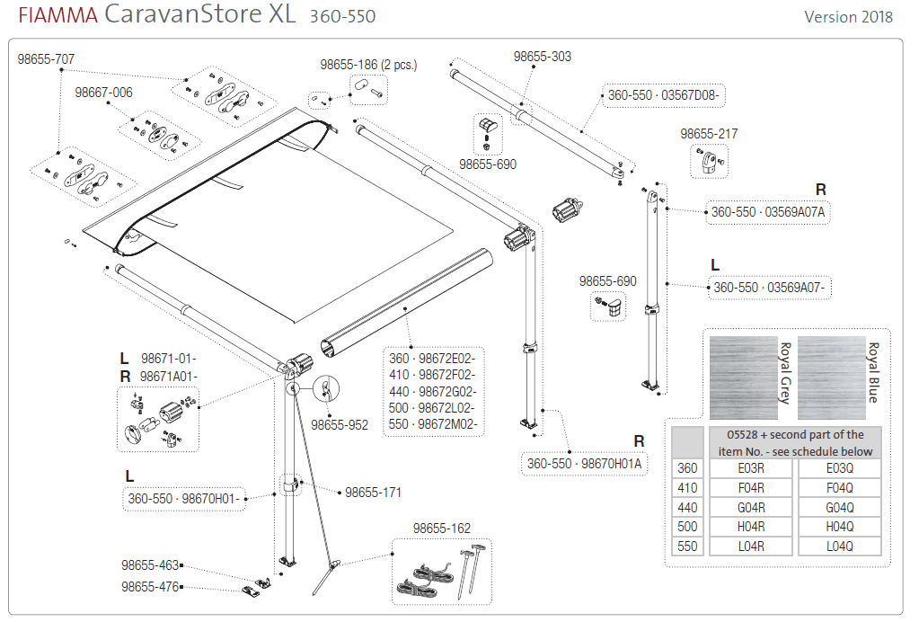 Afbeelding voor categorie Caravanstore XL 360-550