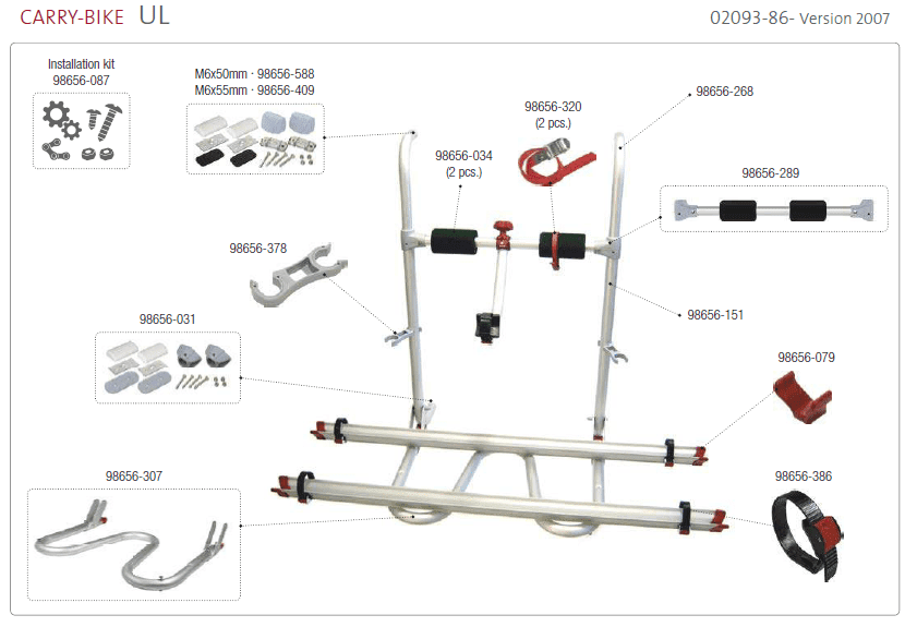 Afbeelding voor categorie Carry-bike UL Version 2007 02093-86-