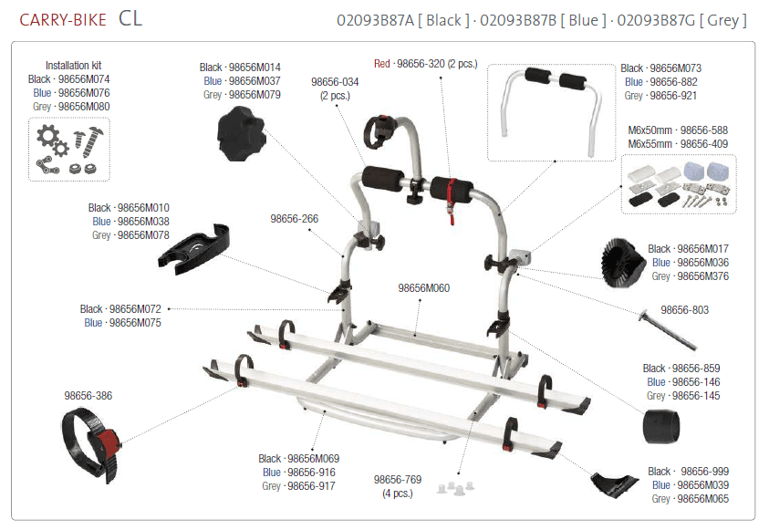 Afbeelding voor categorie Carry-bike CL 02093B87(A/B/G)