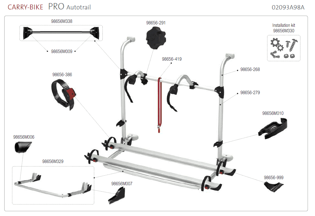 Afbeelding voor categorie Carry-bike Pro Autotrail 02093A98A