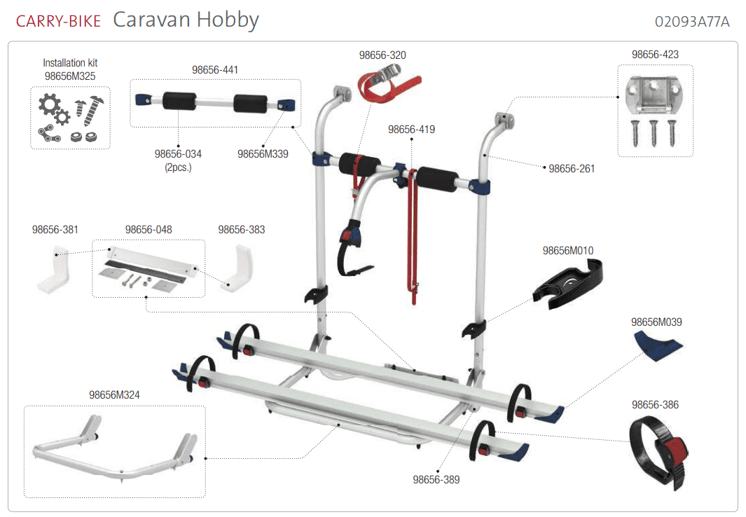 Afbeelding voor categorie Carry-bike Caravan Hobby 02093A77A