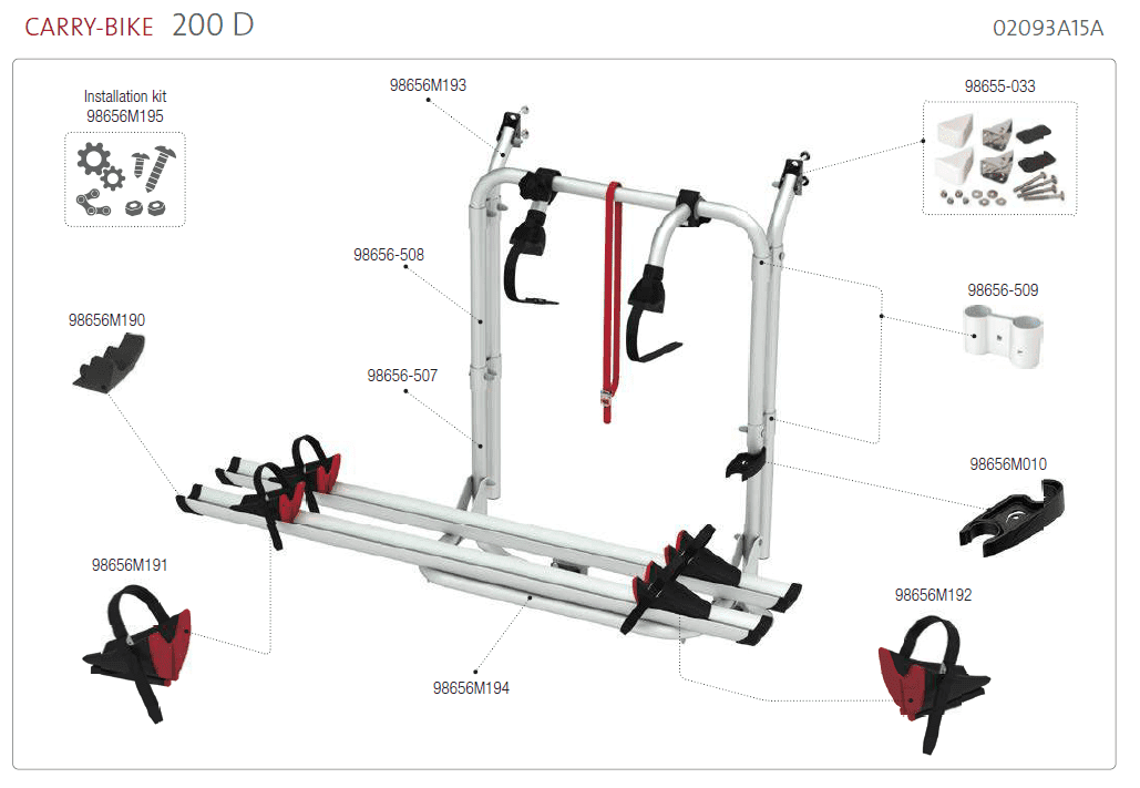 Afbeelding voor categorie Carry-bike 200D 02096-16- 02093A15A