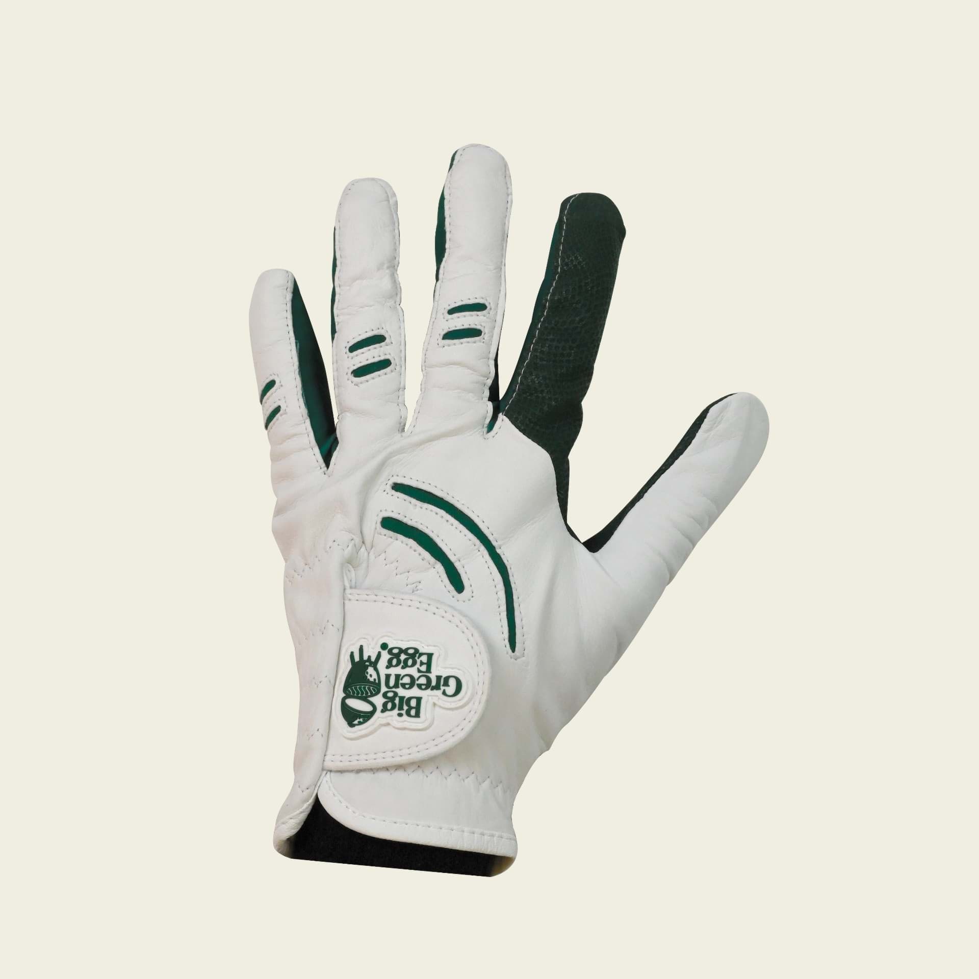 Afbeelding van GOLFHANDSCHOEN WIT EN GROEN LINKERHAND