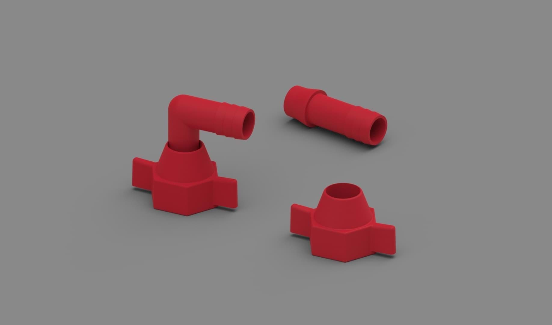 Afbeelding van CONNECTION KIT RED AQUA F