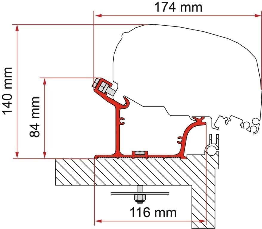 Afbeelding van KIT F80 ADRIA CARAVAN (>2015)