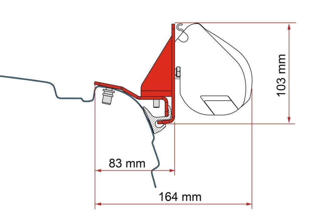 Afbeelding van KIT F35 PRO VW T5 -  VW T6 MULTIRAIL REIMO