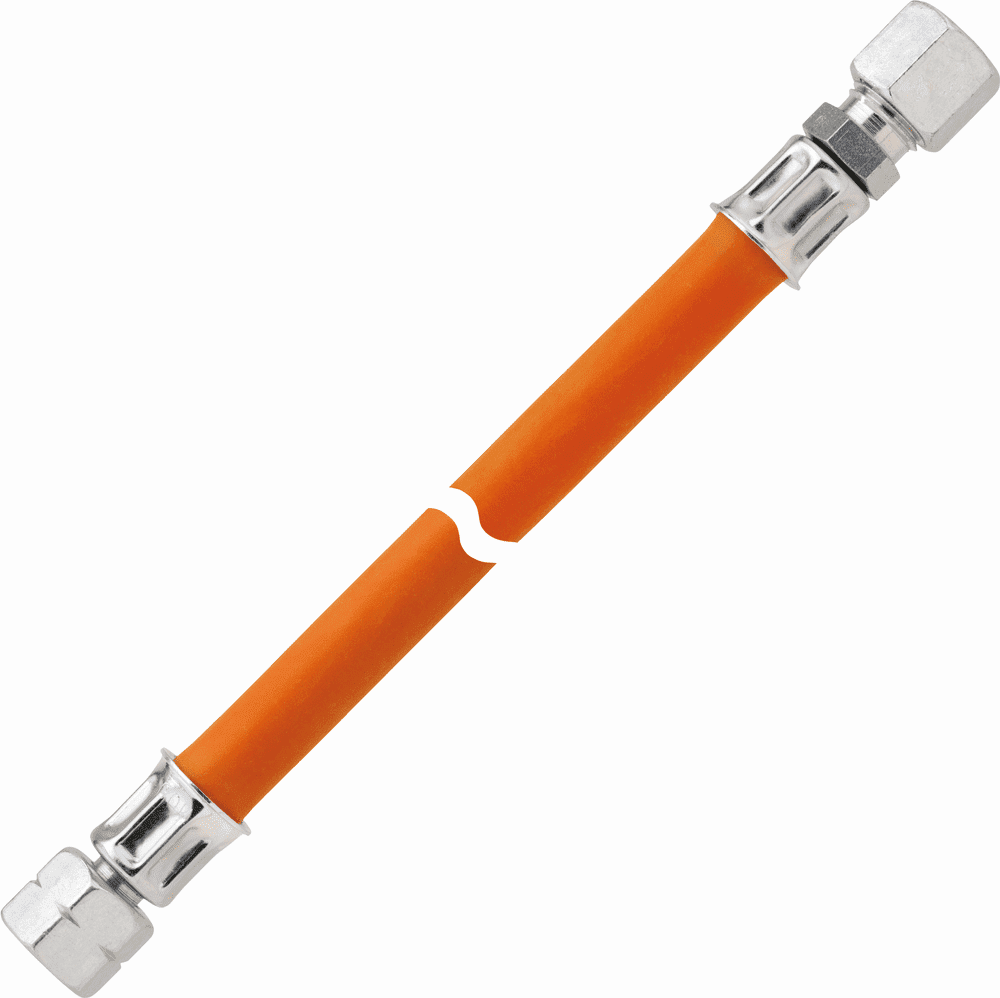 Afbeelding van GASSLANG 40 CM 1/4" LBN x 10 MM KNEL
