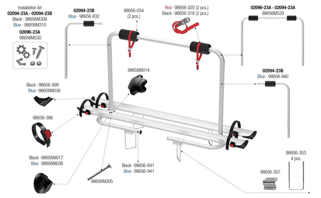 Afbeelding voor categorie Carry-bike Caravan XL A 02096-23A & 02094-23(A/B)