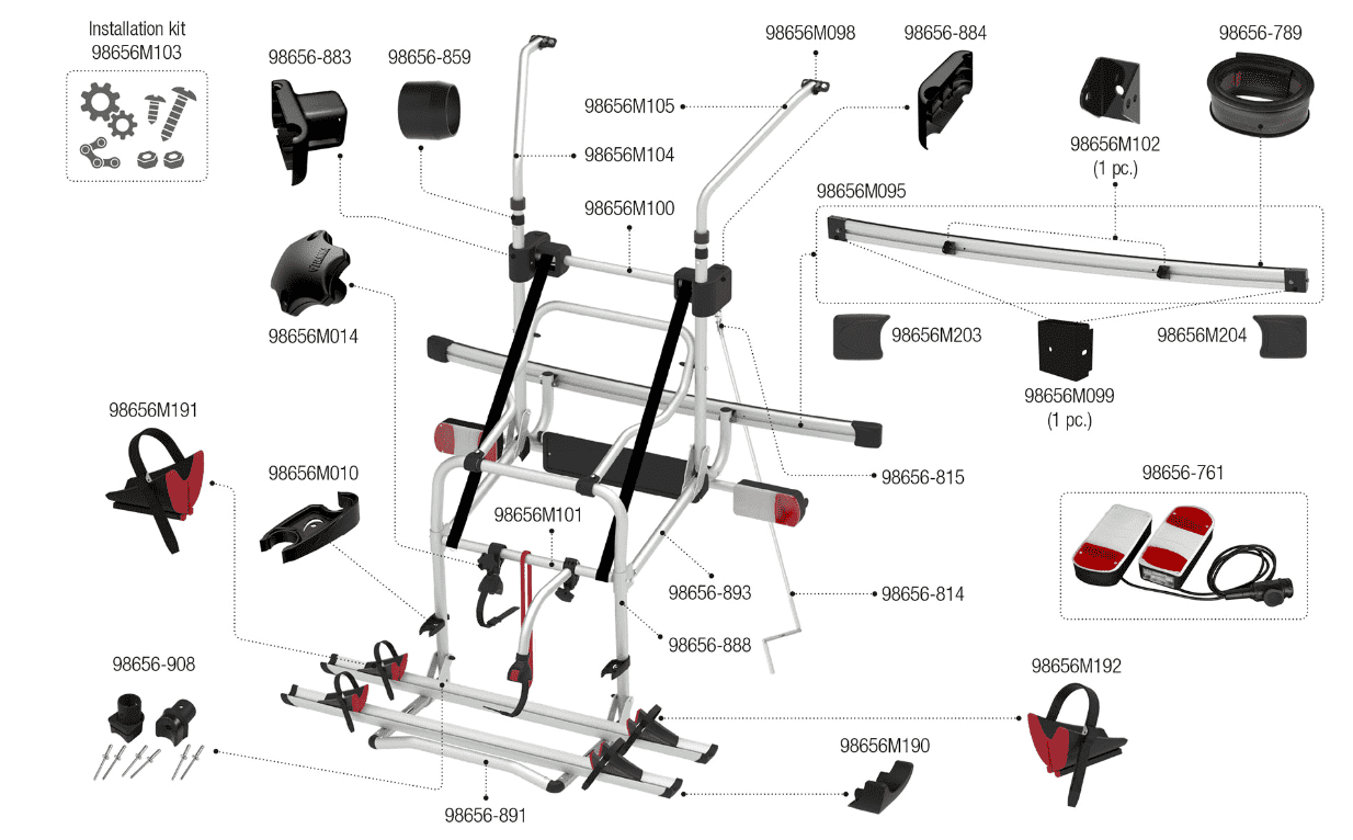 Afbeelding voor categorie Carry-bike Mercedes V Class Lift E-Bike 0209(4/5)A15A