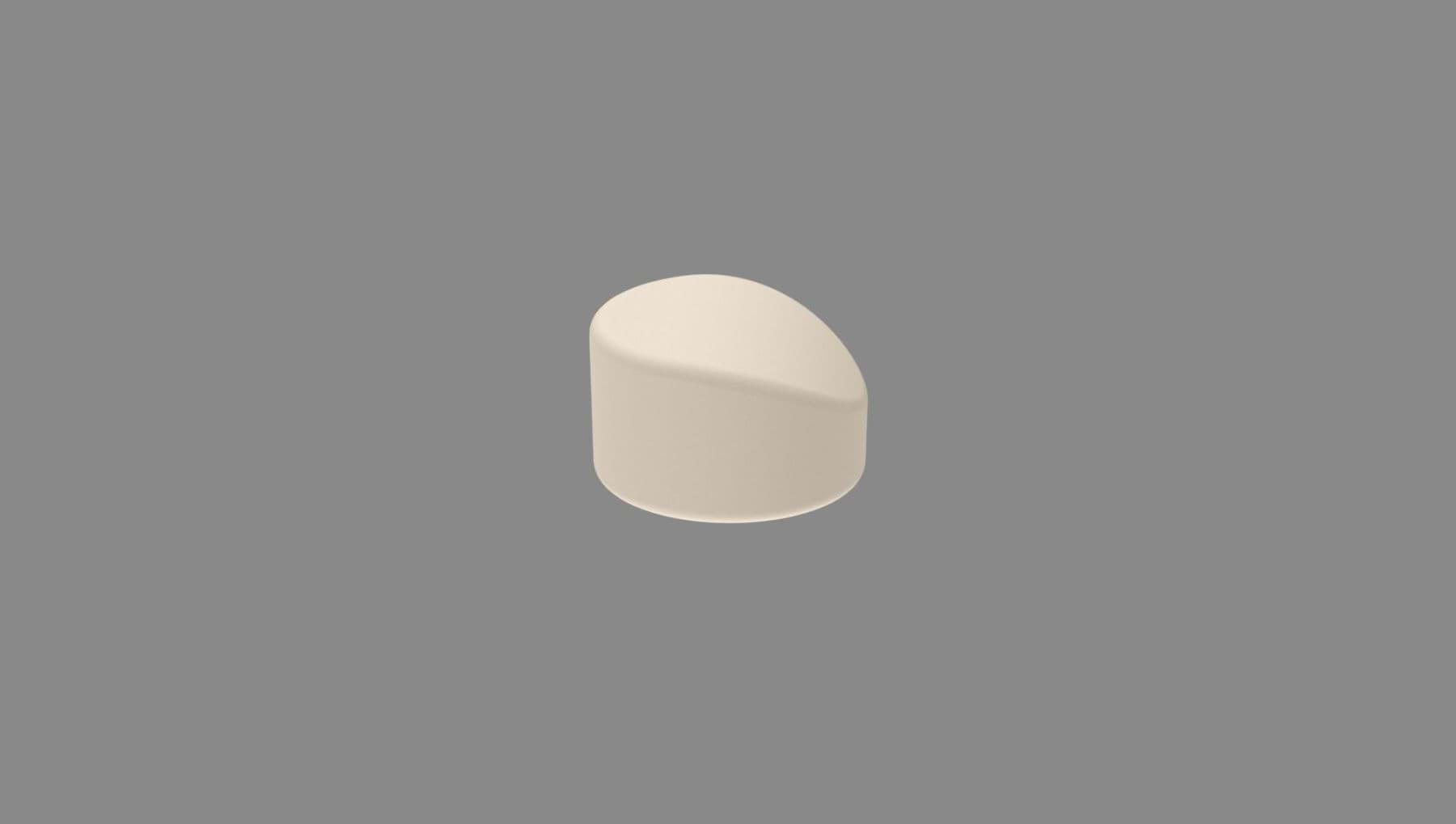 Afbeelding van TURBOVENT FRAME CAP WIT 10PCS