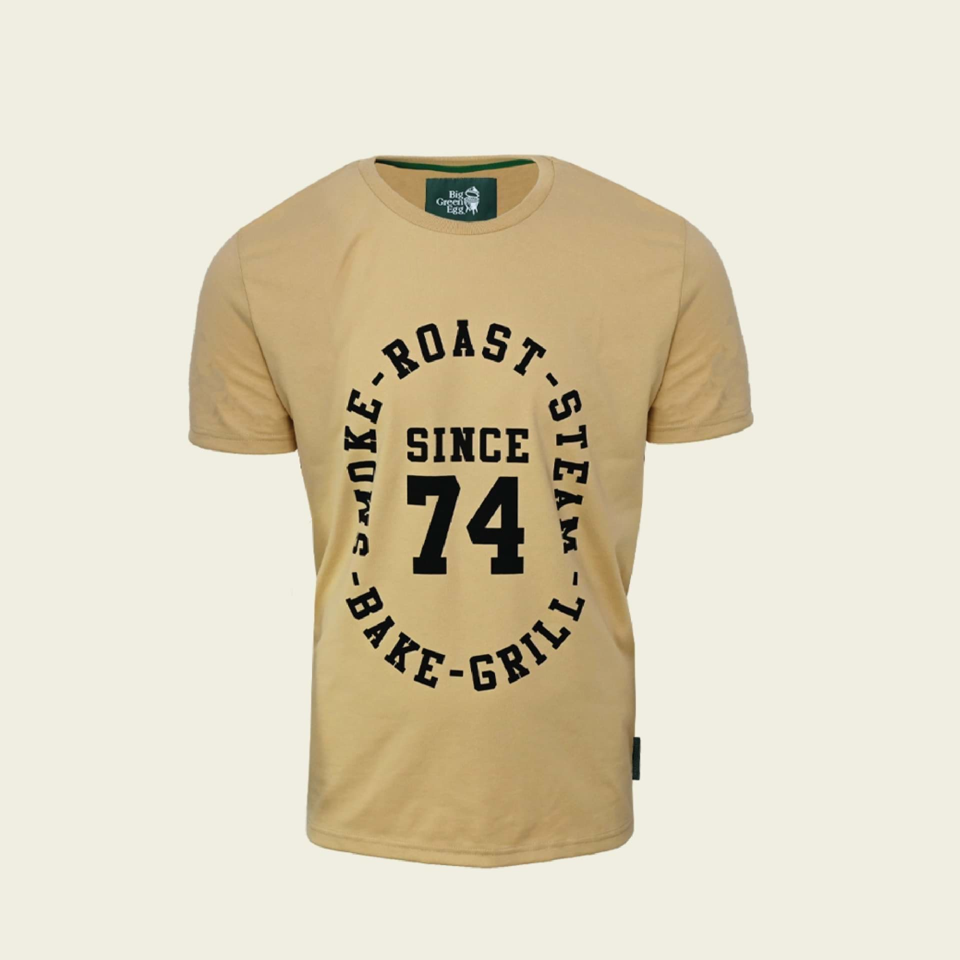 Afbeelding van BIG GREEN EGG T-SHIRT SINCE 74 KHAKI