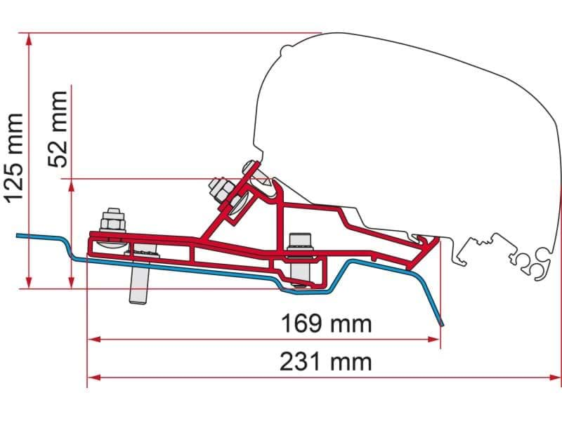 Afbeelding van ADAPTER FORD TRANSIT VAN H2