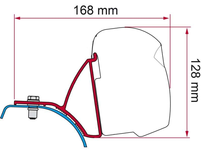 Afbeelding van FIAMMA KIT F43VAN RENAULT TRAFIC - OPEL VIVARO - NISSAN PRIMASTAR